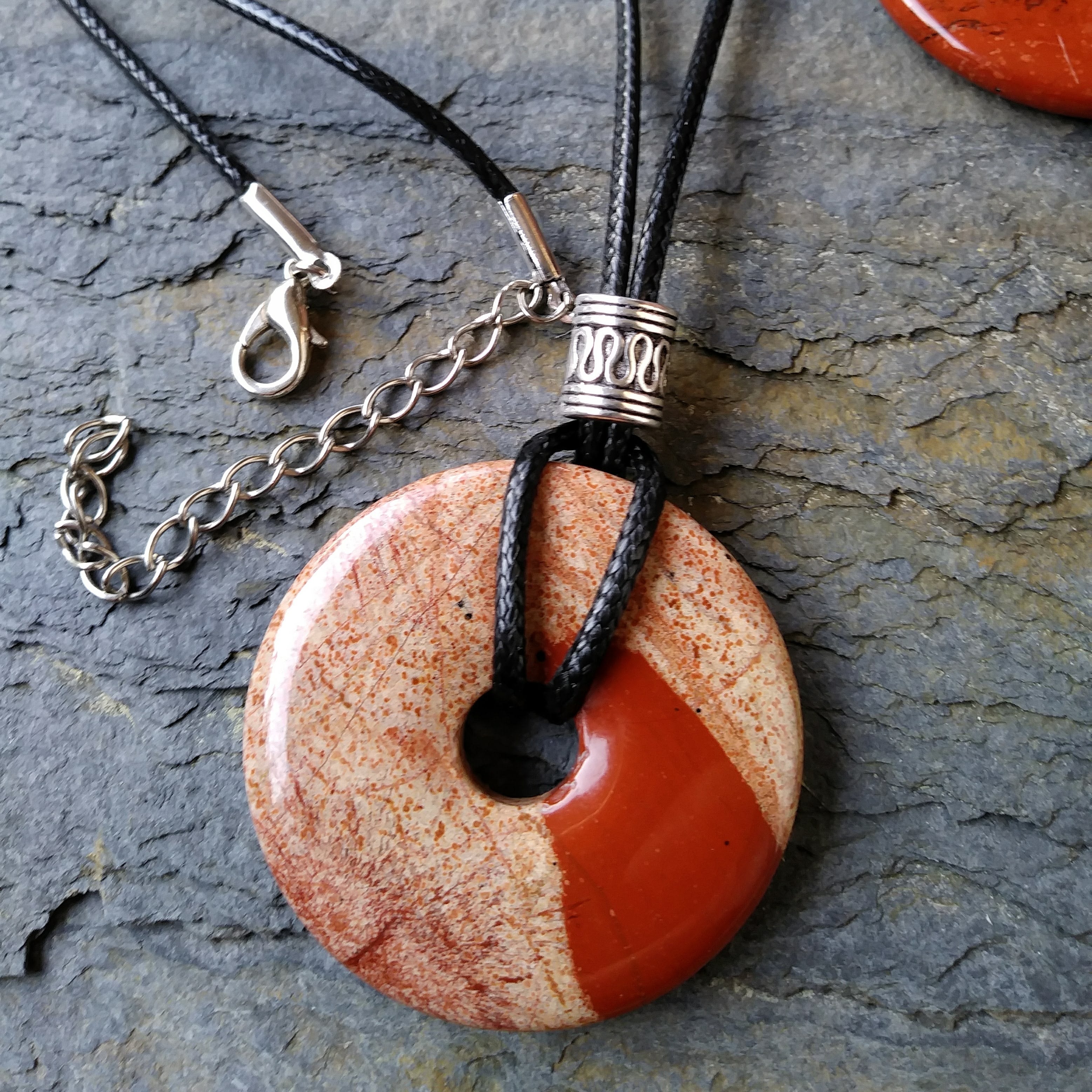 Donut on sale stone necklace