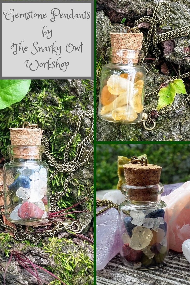 Beach in a Bottle Seashell Necklace